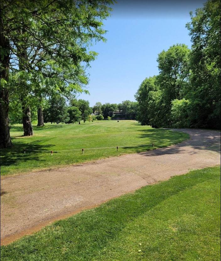 cart path winding through the course