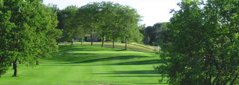 long view down the rolling fairway